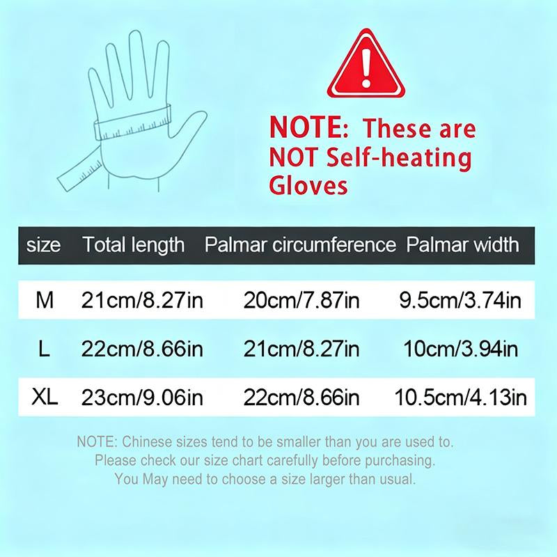 Outdoor Winter Gloves, Touchscreen Andwindproof Full-Finger Gloves for Sports, Travel,And Daily Activities