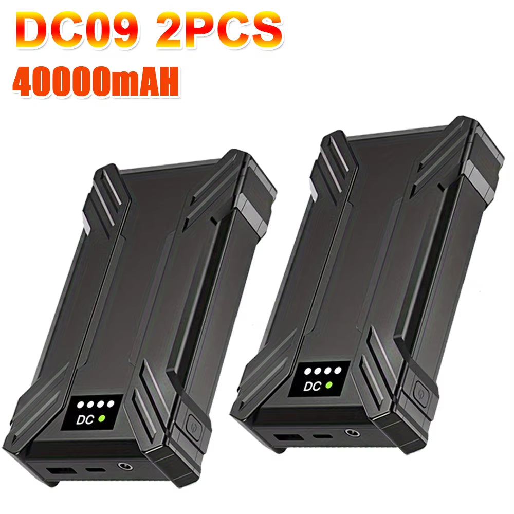 DC 7.4V 40000Mah Powerbank for Heated Vest Jacket External Battery for Cool Fan for Cooling Vest Auxiliary Battery