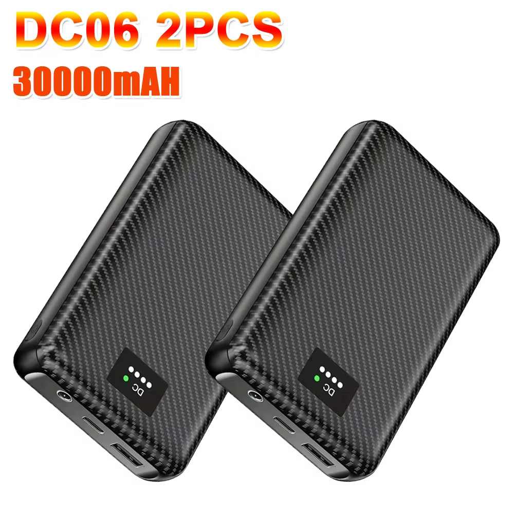 DC 7.4V 40000Mah Powerbank for Heated Vest Jacket External Battery for Cool Fan for Cooling Vest Auxiliary Battery