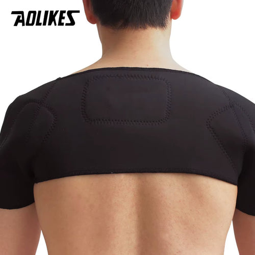 1PCS Self-Heating Tourmaline Shoulder Magnetic Therapy Support Brace Belt