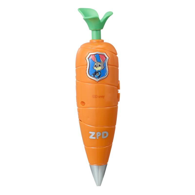 Disney Zootopia Series Judy Hopps Officer'S Life Carrot-Shaped Voice Recorder Pen – Fun & Cute Gadget for Kids and Fans